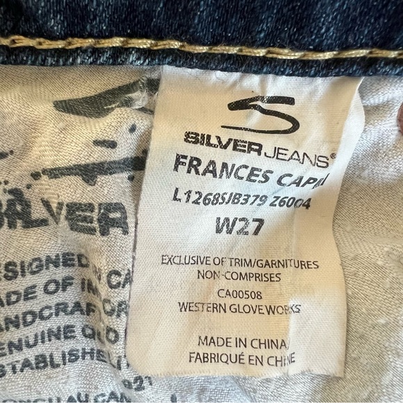Silver Jeans Frances Capri Thick Stitching - Picture 4 of 4